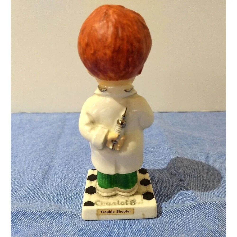 Goebel Charlot Byj REDHEAD‎ Doctor TROUBLE SHOOTER Figurine #67 TMK4 Germany VTG